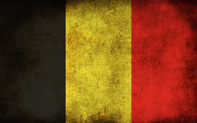 Bandera De Bèlgica baixada