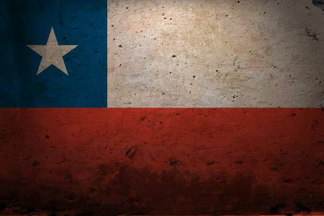 Vlag van Chili 2K achtergrond