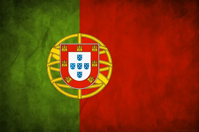 Bandera De Portugal baixada