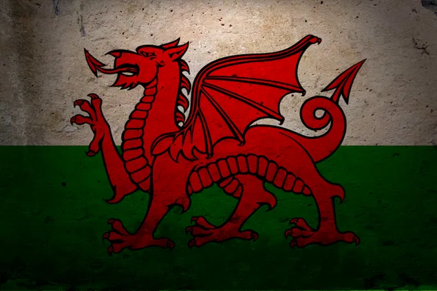 Wales Flag 2K tapet