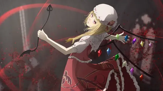 flandre scarlet mentalment iii vampir de l'anime touhou baixada