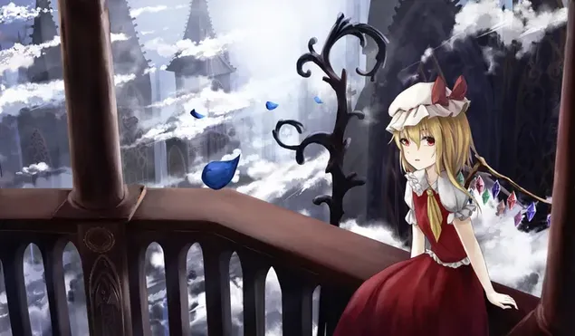 vampir escarlata de flandre de l'anime touhou baixada