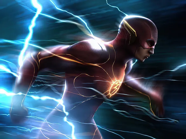 แฟลชและความเร็วของสายฟ้า 4K วอลเปเปอร์