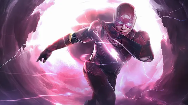 Flash以迅雷的速度運行 4K 壁紙