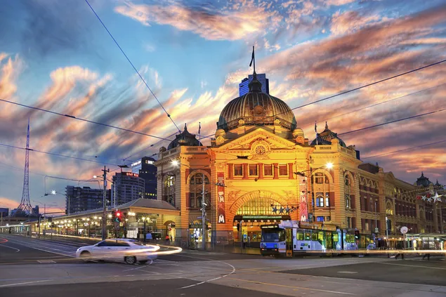 Flinders Street treinstation Melbourne