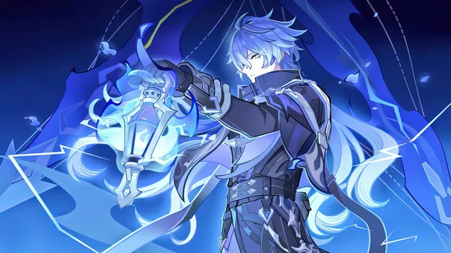 Flins dari Genshin Impact 4K kertas dinding