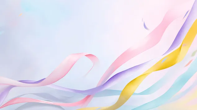 lebdeci abstraktni trakovi v mehkem, sanjskem ambientu prenos