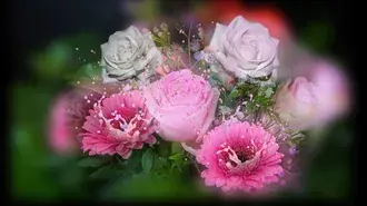 Flower bunch HD pozadina