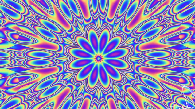 Flower kaleidoscope #11