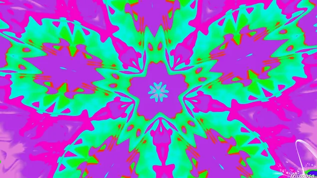 Flower kaleidoscope #17 download