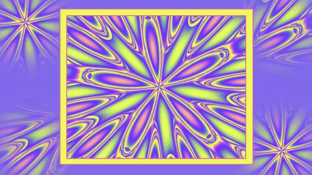 Blomsterkaleidoskop #36 HD bakgrunn