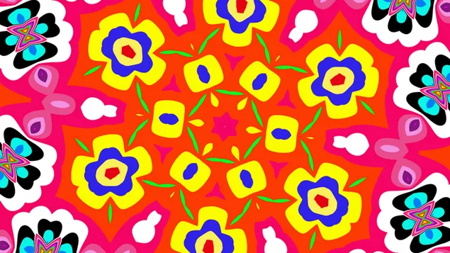 Flower kaleidoscope #40 HD wallpaper