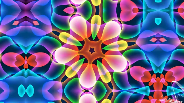 Flower kaleidoscope download