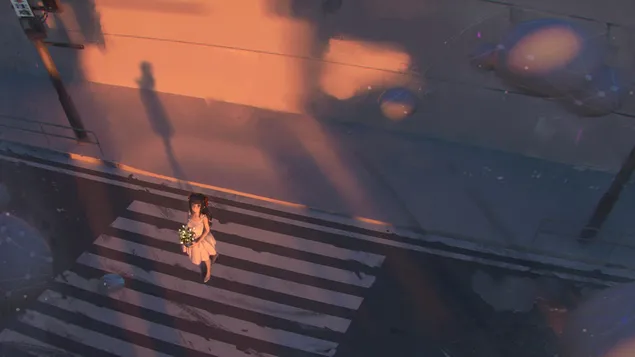 Cumpărături de flori HD imagine de fundal