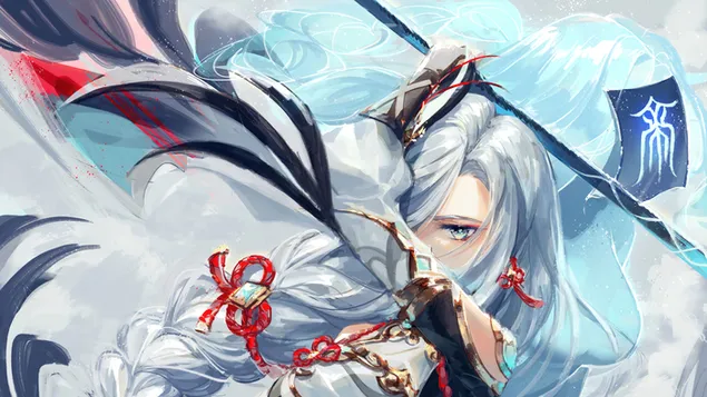 飘飘的霜羽“神河” | 天天要闻 Genshin Impact（在线视频游戏） 4K 壁纸