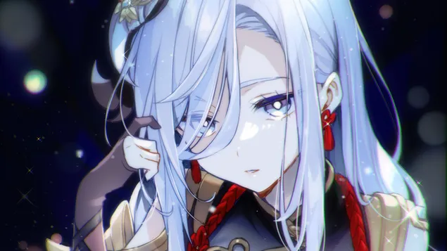 フロスティフェザーズ「シェンヘ」の羽ばたき-原神インパクト（オンラインビデオゲーム） 4K 壁紙