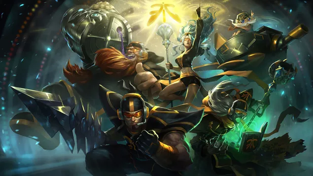 Fnaticスプラッシュアート-LeagueofLegends（LOL） 4K 壁紙