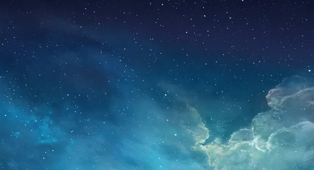 Fondo de pantalla de la galaxia de iOS 7 descargar