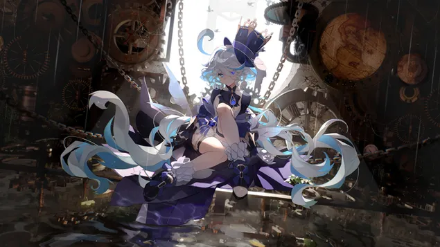 strazh fonteyna <<furina>> - genshin impact (onlayn-videoigra) skachat'