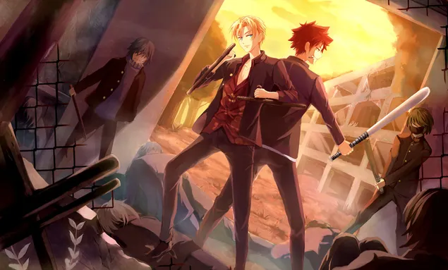 Food Wars! Shokugeki No Soma - Soma Yukihira & Takumi Aldini 2K wallpaper