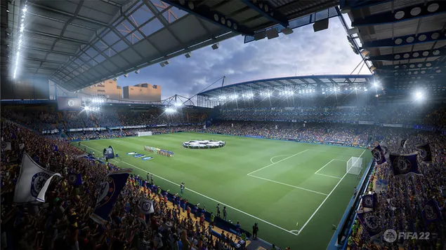 Estadio de fútbol - FIFA 22 (Videojuego) 4K fondo de pantalla