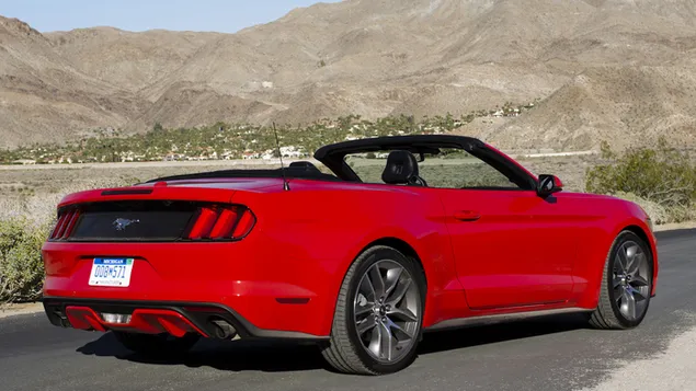 Ford Mustang EcoBoost Convertible 2015 04 HD wallpaper download