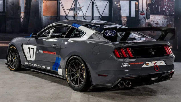 Ford Mustang GT4-renmotor 2016 03 HD muurpapier