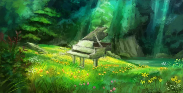 יער הפסנתר 2K טפט