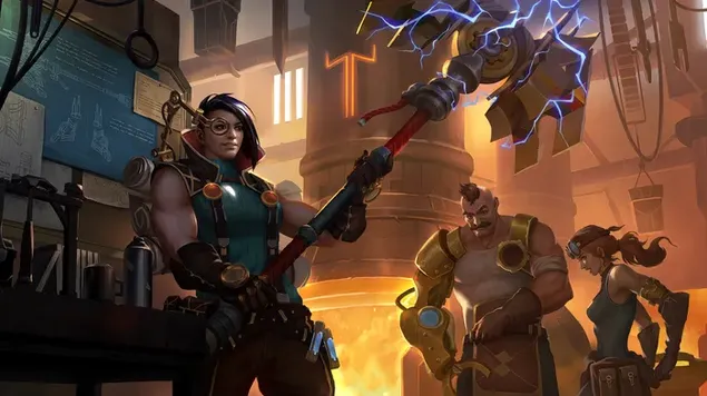Forge Chief (Piltover un Zaun) — League of Legends (LOL) 4K fona tapete