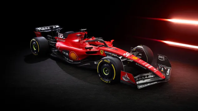 Fórmula 1 2023 coche de carreras rojo - Ferrari