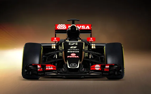 Formule 1 Abu Dhabi nuwe seisoen wat rooi swart motor begin aflaai