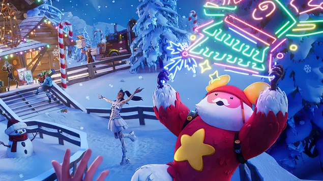 Fortnite Winterfest 2022 咕嚕咕嚕 4K 壁紙