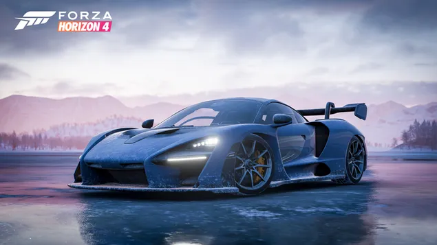 Permainan Forza Horizon 4 - McLaren Senna Car 4K kertas dinding