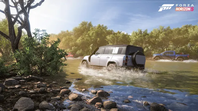 Forza Horizon 5 - Land Rover Defender Offroad in River