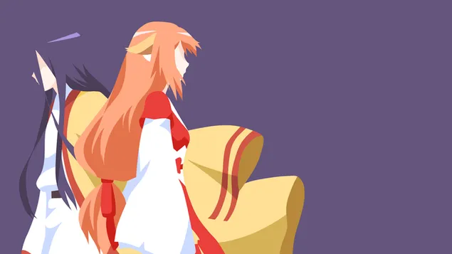 Penjodoh semangat rubah 4K kertas dinding