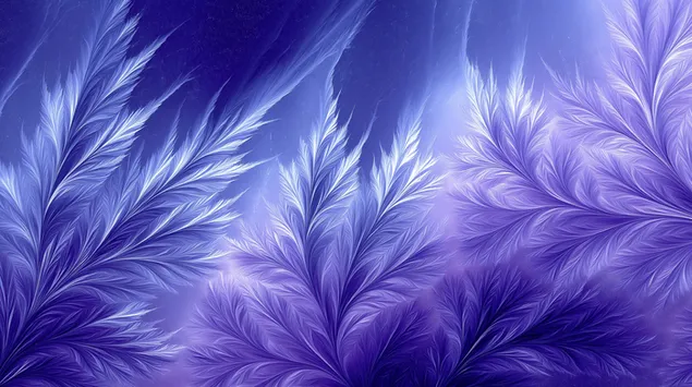 Fraktalna perja u dendritskom svemiru 2K pozadina