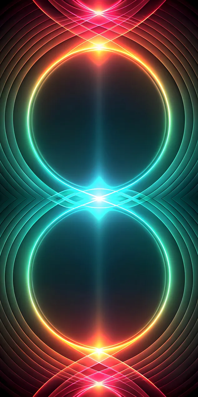 fraktalni sveteshchi kr''gove na cheren fon izteglyane