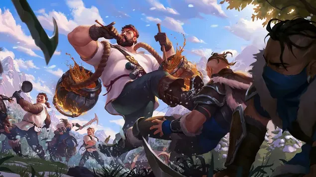 Kucharz bojowy Freljordu (Demacia) — League of Legends (LOL) 4K tapeta