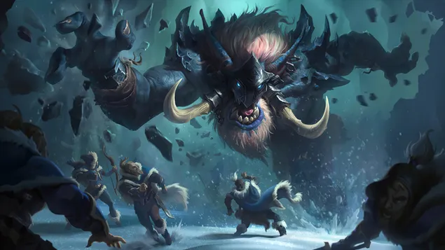 Freljord The Ancient 'Uzgar' (Legends of Runeterra) - 英雄聯盟 (LOL) 4K 壁紙