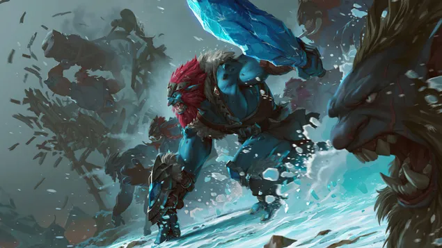 Freljord 'Trundle'（符文之地的傳奇）-英雄聯盟 [LOL] 4K 壁紙