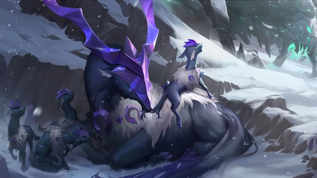 受惊的野山羊（符文大地传奇） - 英雄联盟（LOL） 4K 壁纸