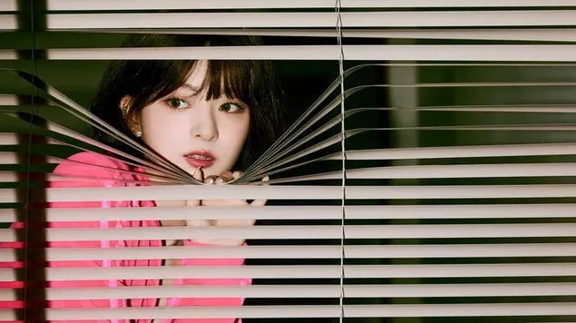 Nagyung Fromis 9 dalam Penggambaran Album 'Midnight Guest' 4K kertas dinding