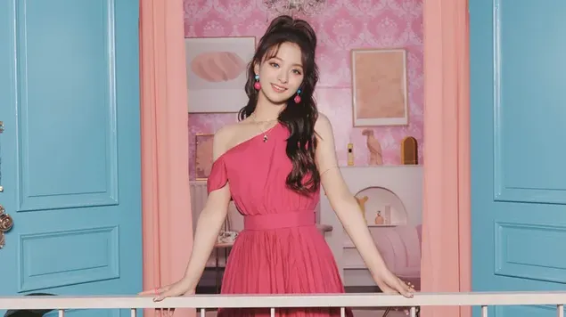 Fromis 9のナギョン - 「Talk & Talk」MVの写真撮影 4K 壁紙の