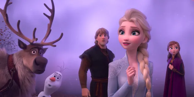 Frozen 2 Anna, Kristoff, Elsa Sven and Olaf