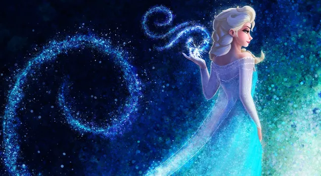 סרט קפוא - אלזה 2K טפט