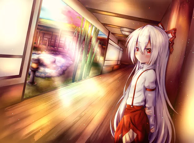 Taustpilt Fujiwara No Mokou 2K