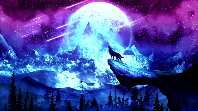 Full Moon Wolf Howling download