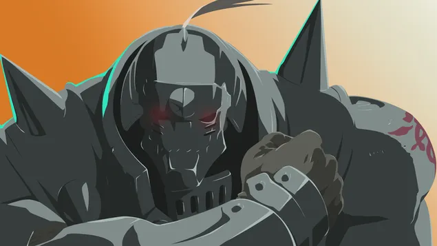钢之炼金术士 - Alphonse Elric Minimalist 2K 壁纸