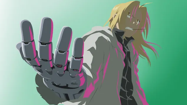 鋼之煉金術師 : BrotherHood - Edward Elric（矢量圖像） 2K 壁紙