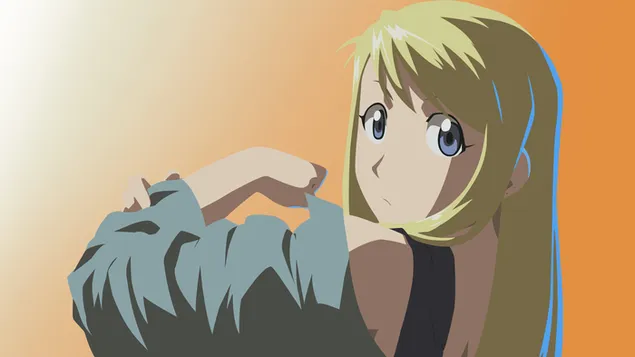 Fullmetal Alchemist Brotherhood - Winry Rockbell (Vector) 2K wallpaper